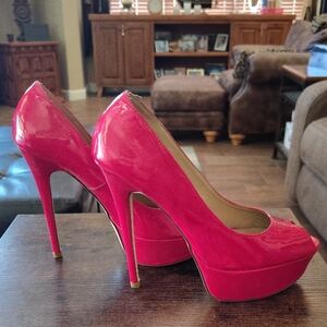 Red High Heel Pumps